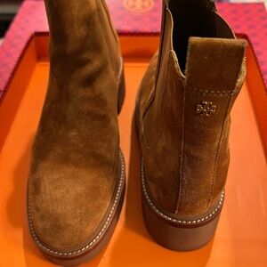 Tory Burch Suede Bootie - Like New